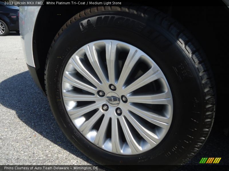 White Platinum Tri-Coat / Medium Light Stone 2013 Lincoln MKX FWD