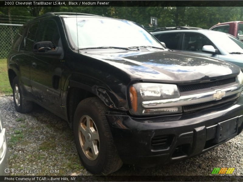 Black / Medium Pewter 2003 Chevrolet TrailBlazer LS 4x4