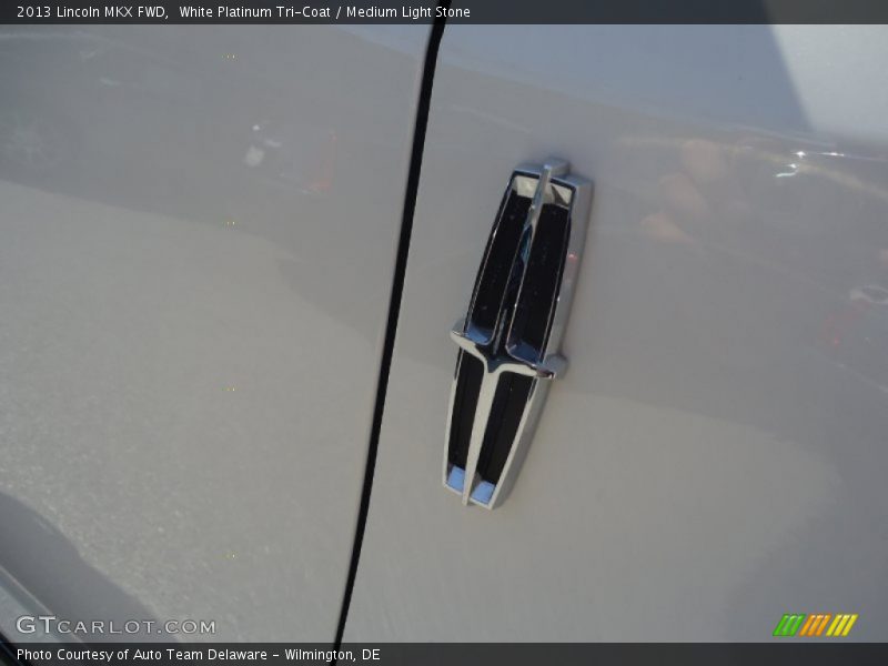 White Platinum Tri-Coat / Medium Light Stone 2013 Lincoln MKX FWD