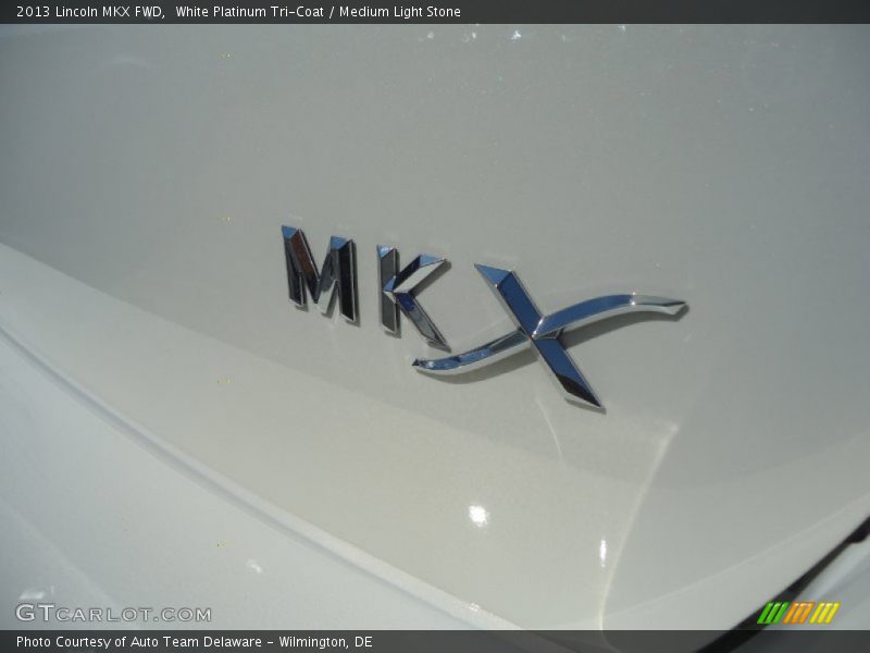 White Platinum Tri-Coat / Medium Light Stone 2013 Lincoln MKX FWD