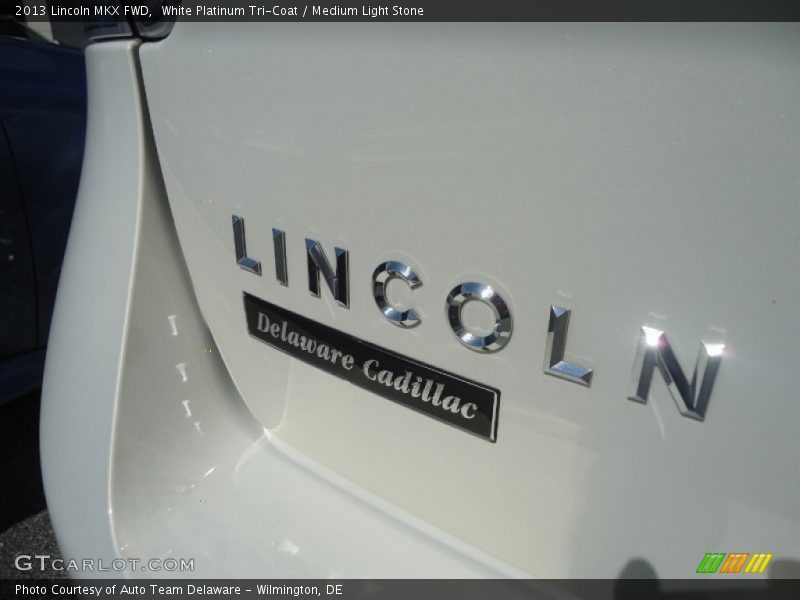 White Platinum Tri-Coat / Medium Light Stone 2013 Lincoln MKX FWD