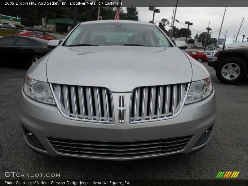 Brilliant Silver Metallic / Cashmere 2009 Lincoln MKS AWD Sedan