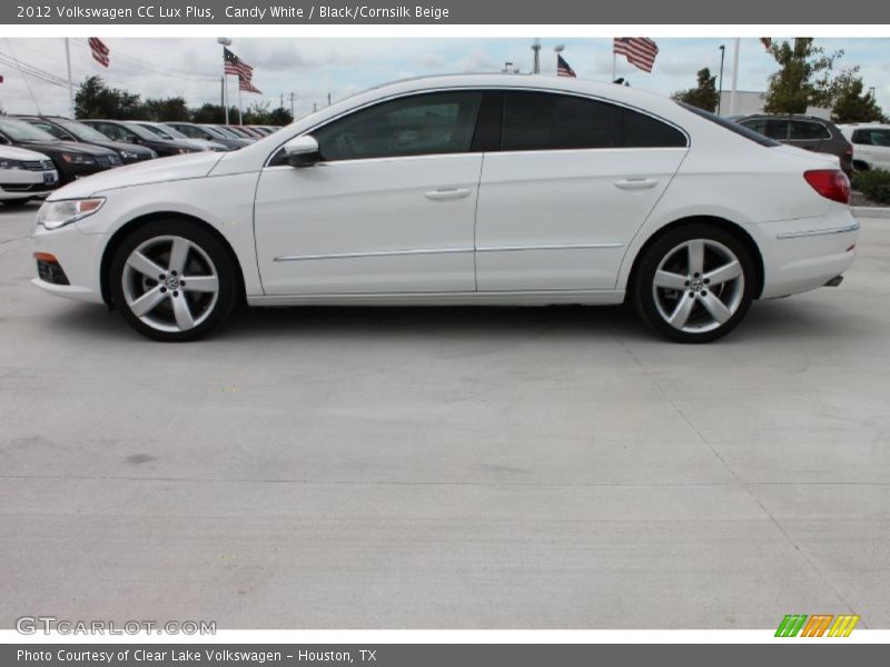 Candy White / Black/Cornsilk Beige 2012 Volkswagen CC Lux Plus