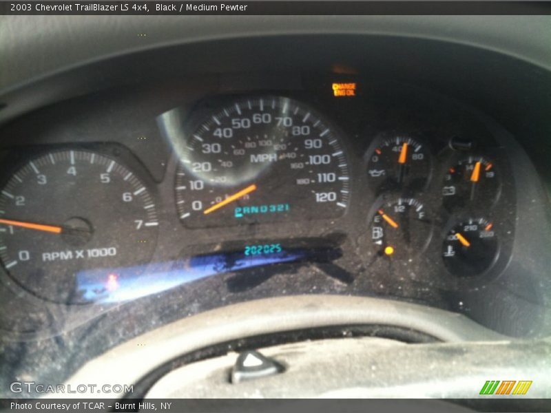 Black / Medium Pewter 2003 Chevrolet TrailBlazer LS 4x4