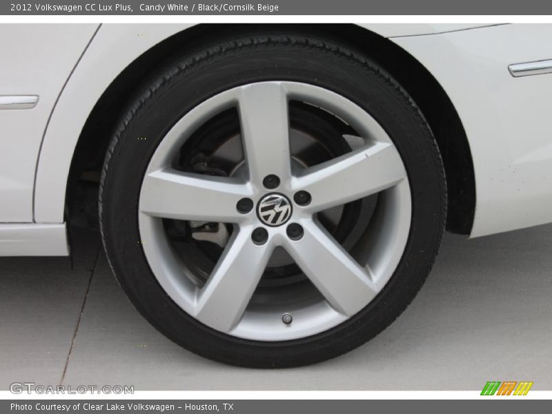 Candy White / Black/Cornsilk Beige 2012 Volkswagen CC Lux Plus