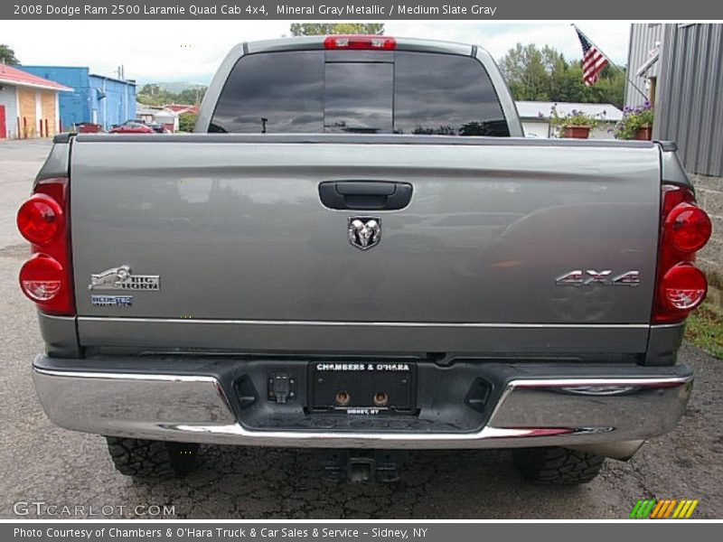 Mineral Gray Metallic / Medium Slate Gray 2008 Dodge Ram 2500 Laramie Quad Cab 4x4