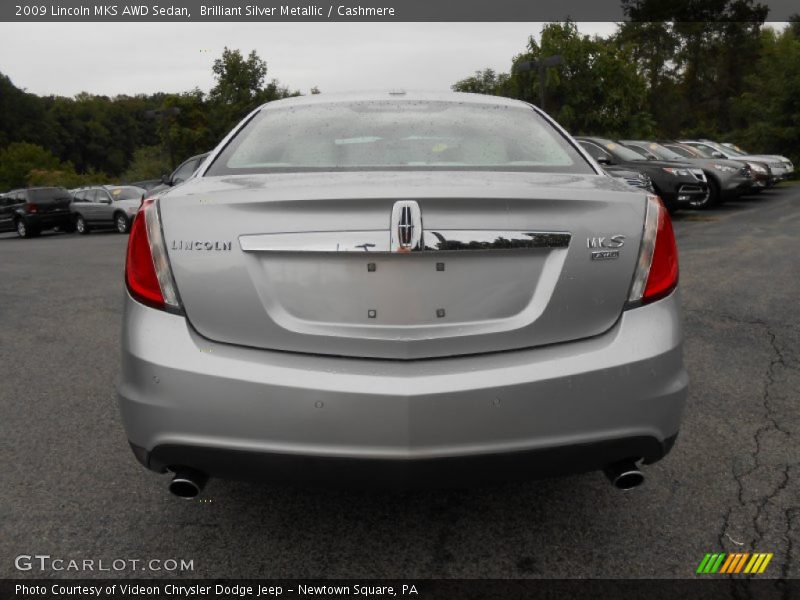 Brilliant Silver Metallic / Cashmere 2009 Lincoln MKS AWD Sedan