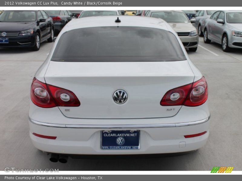 Candy White / Black/Cornsilk Beige 2012 Volkswagen CC Lux Plus