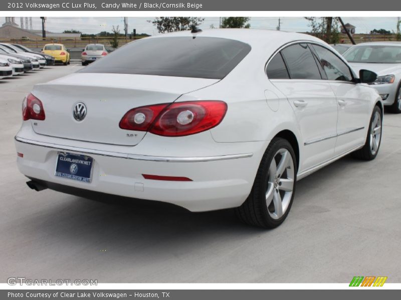 Candy White / Black/Cornsilk Beige 2012 Volkswagen CC Lux Plus