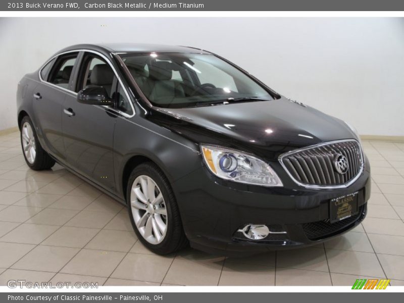 Carbon Black Metallic / Medium Titanium 2013 Buick Verano FWD