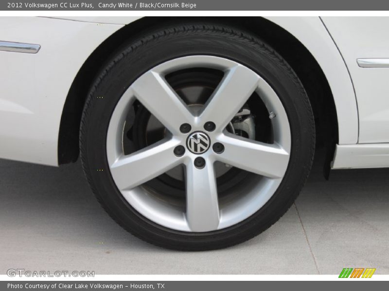 Candy White / Black/Cornsilk Beige 2012 Volkswagen CC Lux Plus