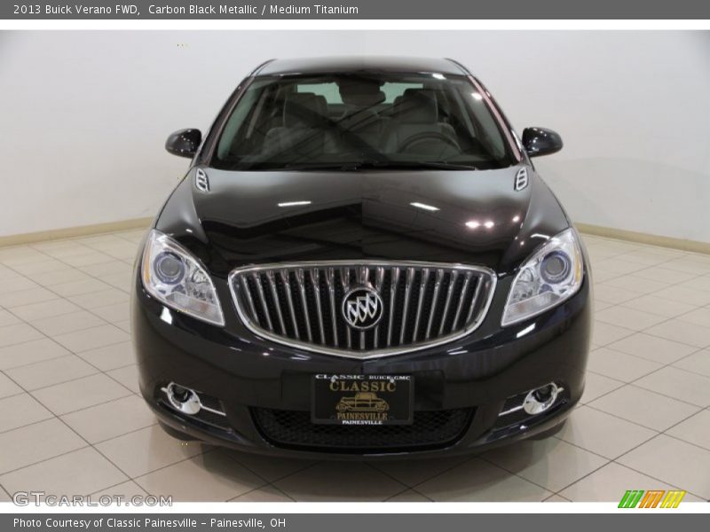 Carbon Black Metallic / Medium Titanium 2013 Buick Verano FWD