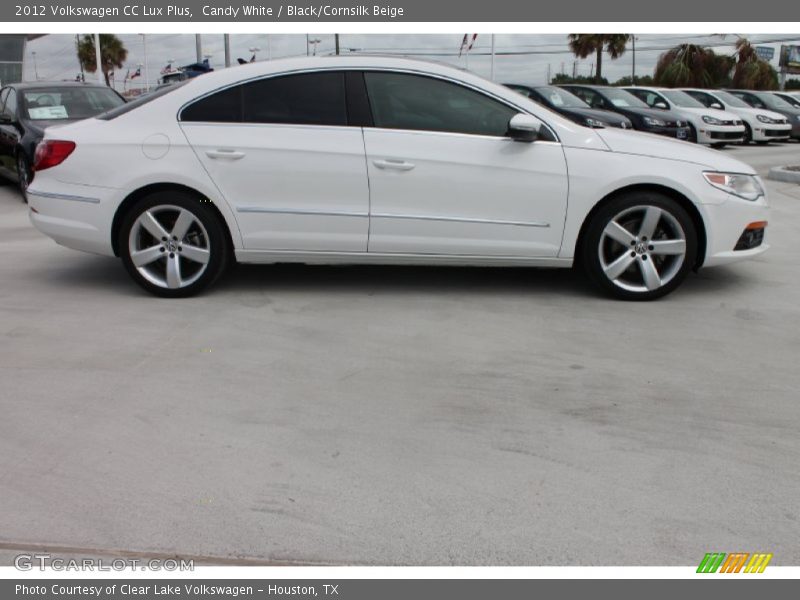 Candy White / Black/Cornsilk Beige 2012 Volkswagen CC Lux Plus