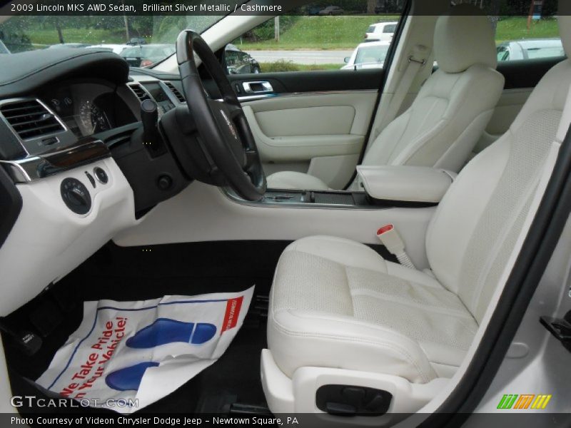 Brilliant Silver Metallic / Cashmere 2009 Lincoln MKS AWD Sedan
