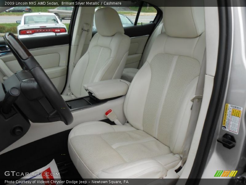 Brilliant Silver Metallic / Cashmere 2009 Lincoln MKS AWD Sedan