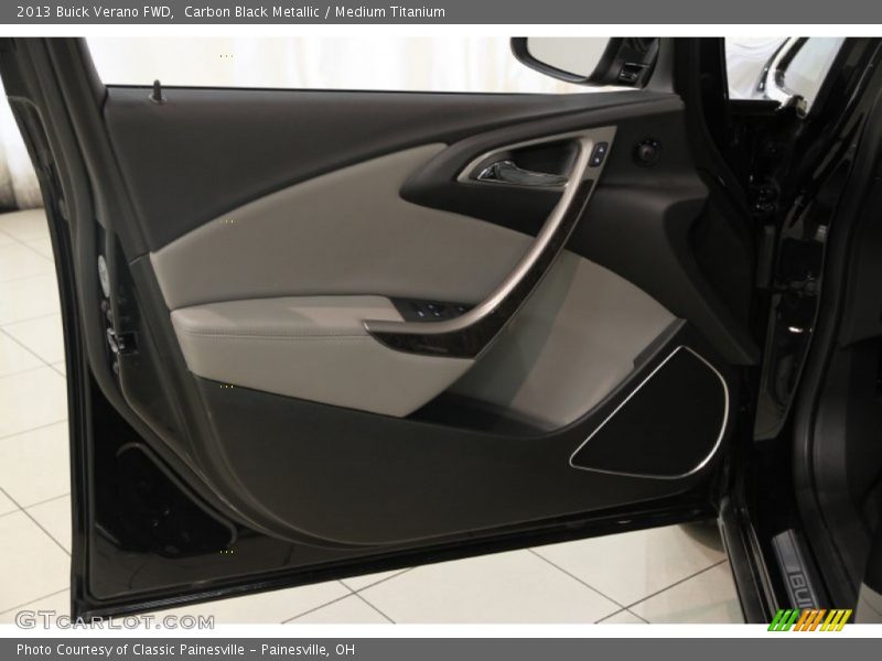 Carbon Black Metallic / Medium Titanium 2013 Buick Verano FWD
