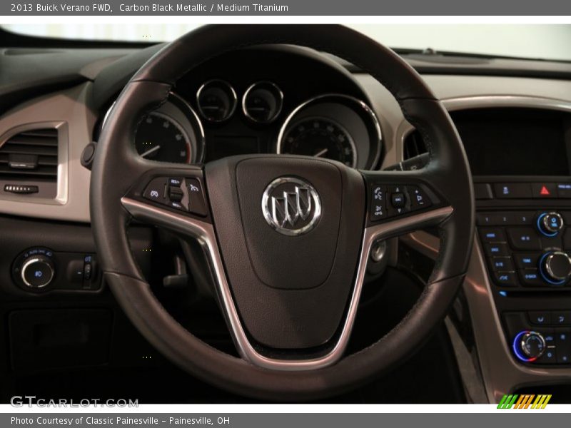 Carbon Black Metallic / Medium Titanium 2013 Buick Verano FWD
