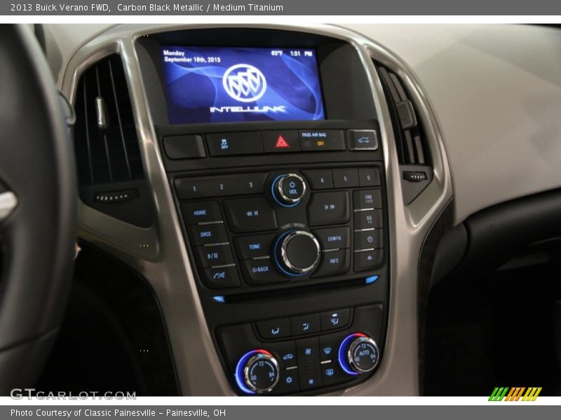 Carbon Black Metallic / Medium Titanium 2013 Buick Verano FWD