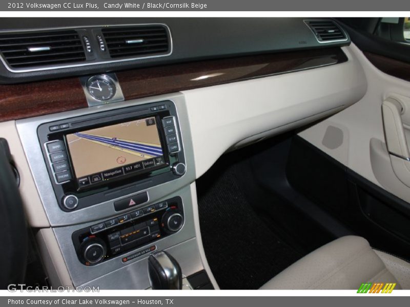 Candy White / Black/Cornsilk Beige 2012 Volkswagen CC Lux Plus