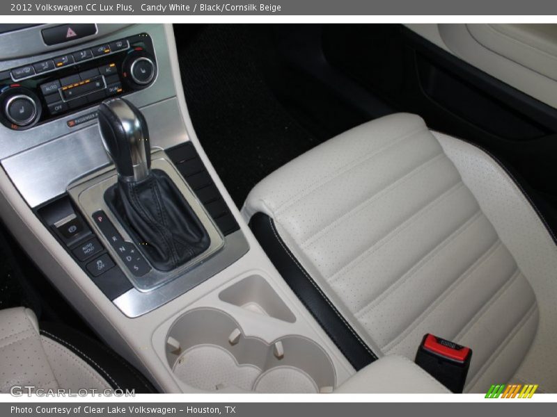 Candy White / Black/Cornsilk Beige 2012 Volkswagen CC Lux Plus