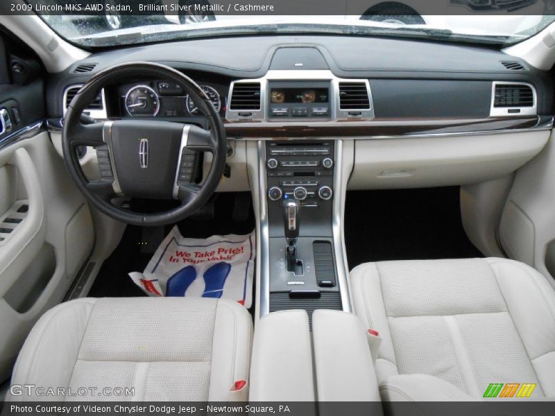 Brilliant Silver Metallic / Cashmere 2009 Lincoln MKS AWD Sedan