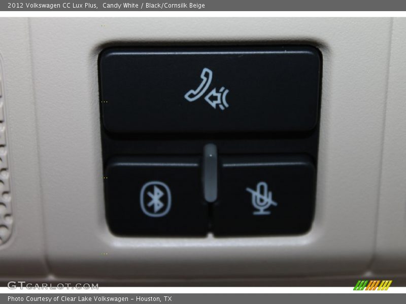 Candy White / Black/Cornsilk Beige 2012 Volkswagen CC Lux Plus