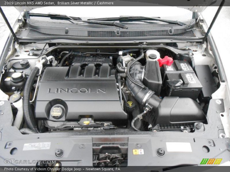 Brilliant Silver Metallic / Cashmere 2009 Lincoln MKS AWD Sedan