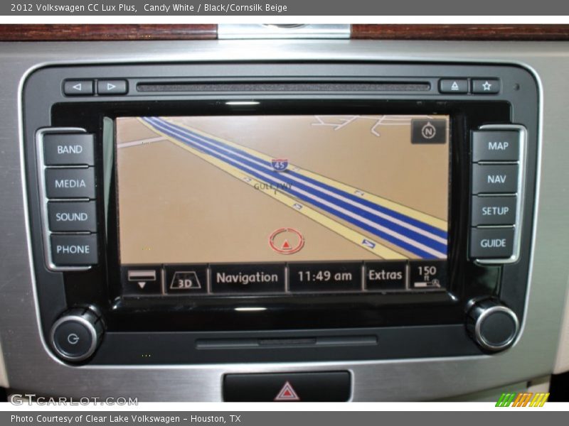 Candy White / Black/Cornsilk Beige 2012 Volkswagen CC Lux Plus