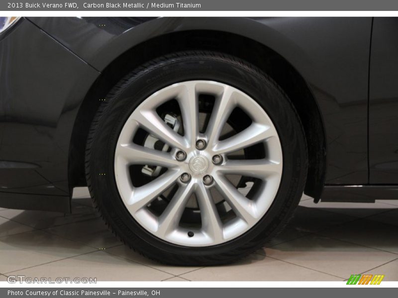 Carbon Black Metallic / Medium Titanium 2013 Buick Verano FWD