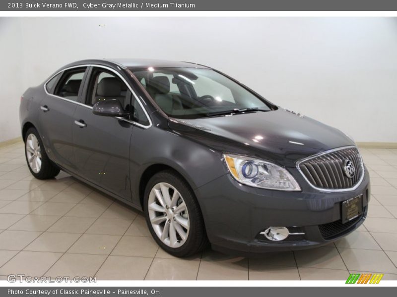 Cyber Gray Metallic / Medium Titanium 2013 Buick Verano FWD