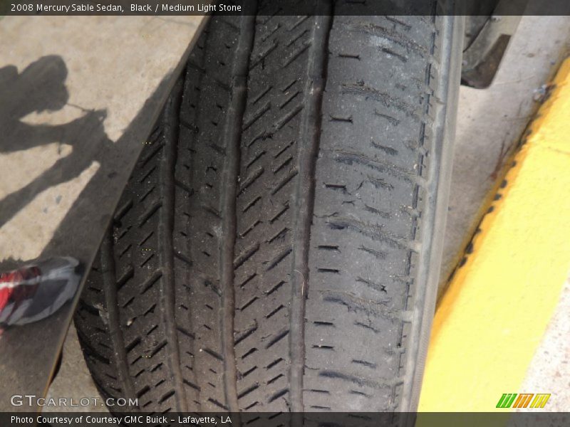 Black / Medium Light Stone 2008 Mercury Sable Sedan