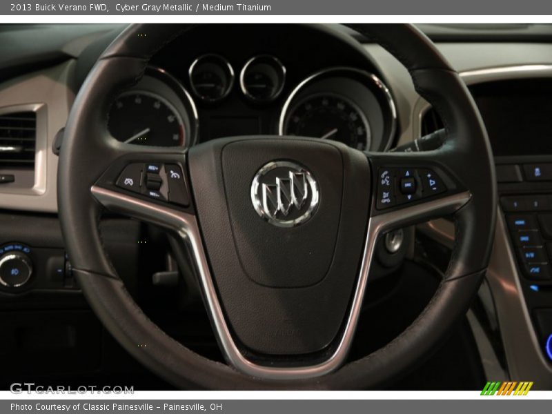 Cyber Gray Metallic / Medium Titanium 2013 Buick Verano FWD