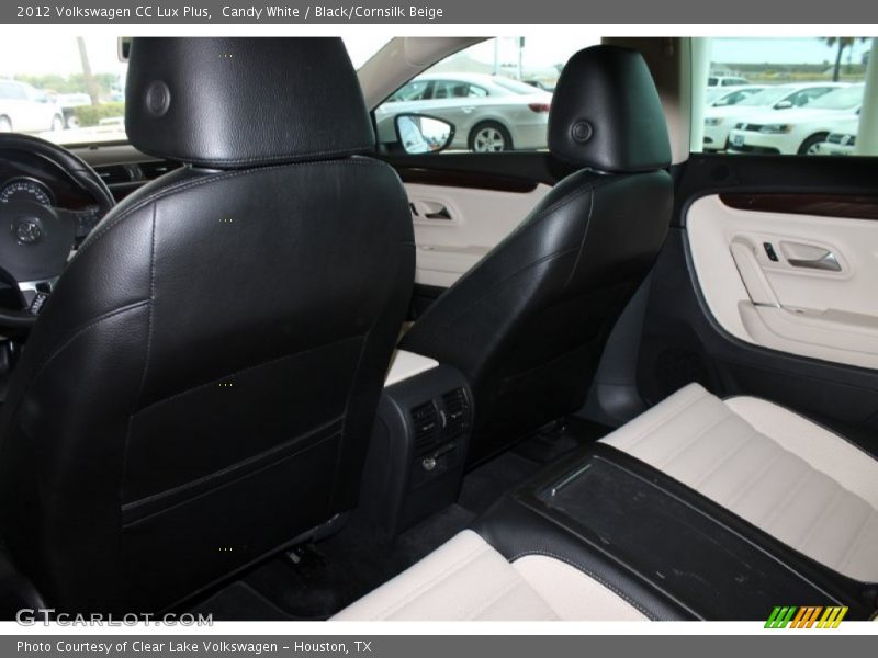 Candy White / Black/Cornsilk Beige 2012 Volkswagen CC Lux Plus