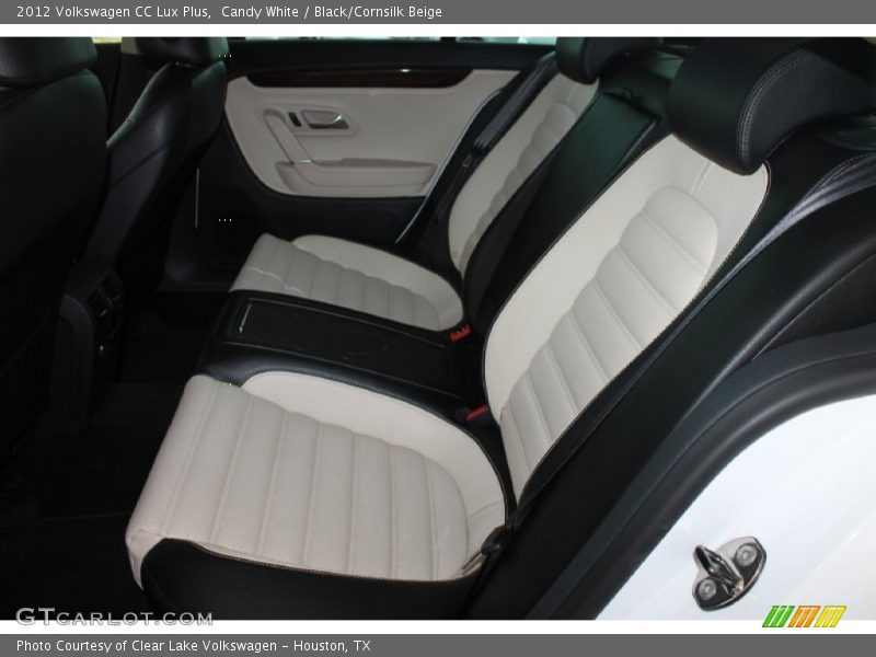 Candy White / Black/Cornsilk Beige 2012 Volkswagen CC Lux Plus