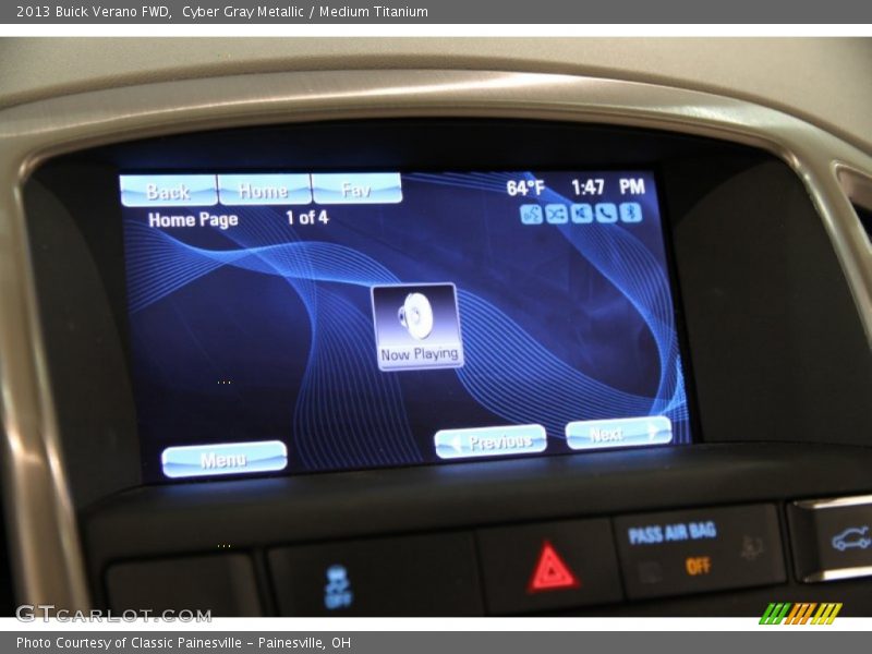 Cyber Gray Metallic / Medium Titanium 2013 Buick Verano FWD