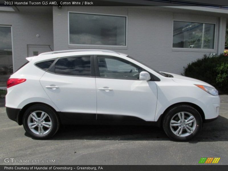 Cotton White / Black 2013 Hyundai Tucson GLS AWD