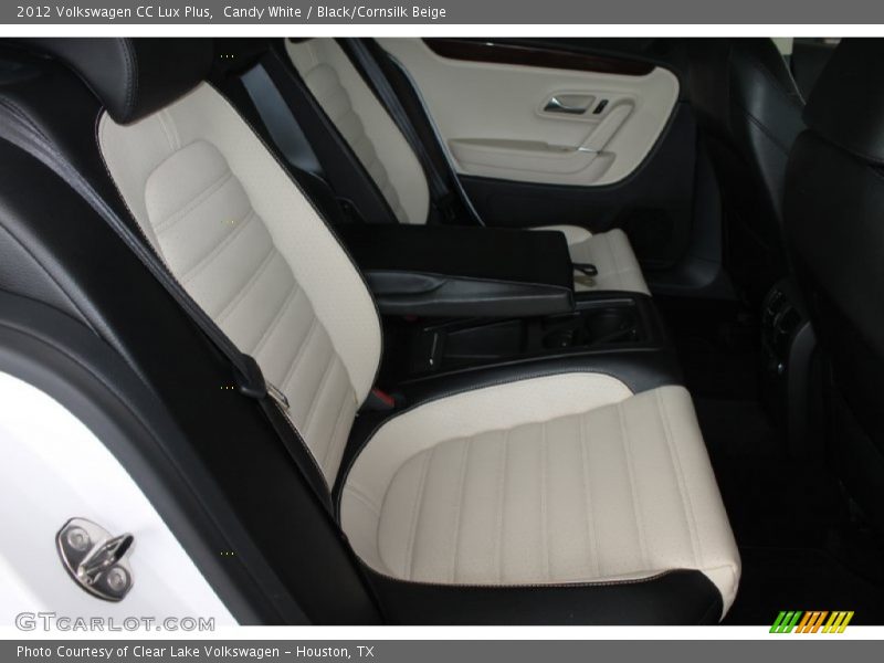 Candy White / Black/Cornsilk Beige 2012 Volkswagen CC Lux Plus