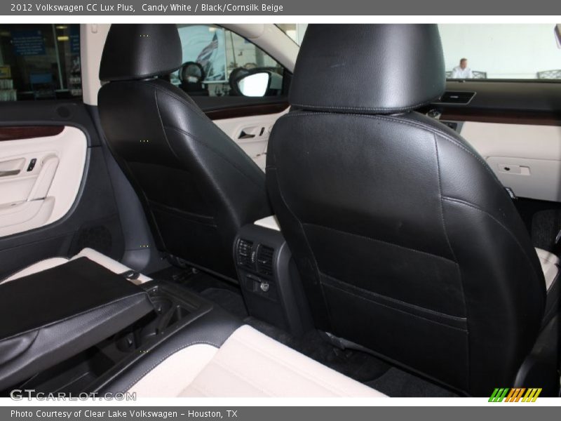 Candy White / Black/Cornsilk Beige 2012 Volkswagen CC Lux Plus