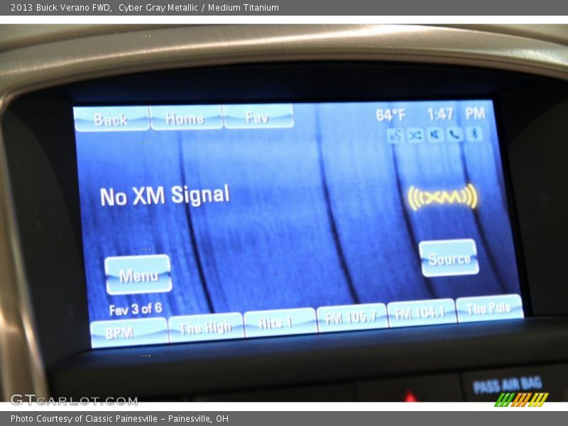 Cyber Gray Metallic / Medium Titanium 2013 Buick Verano FWD