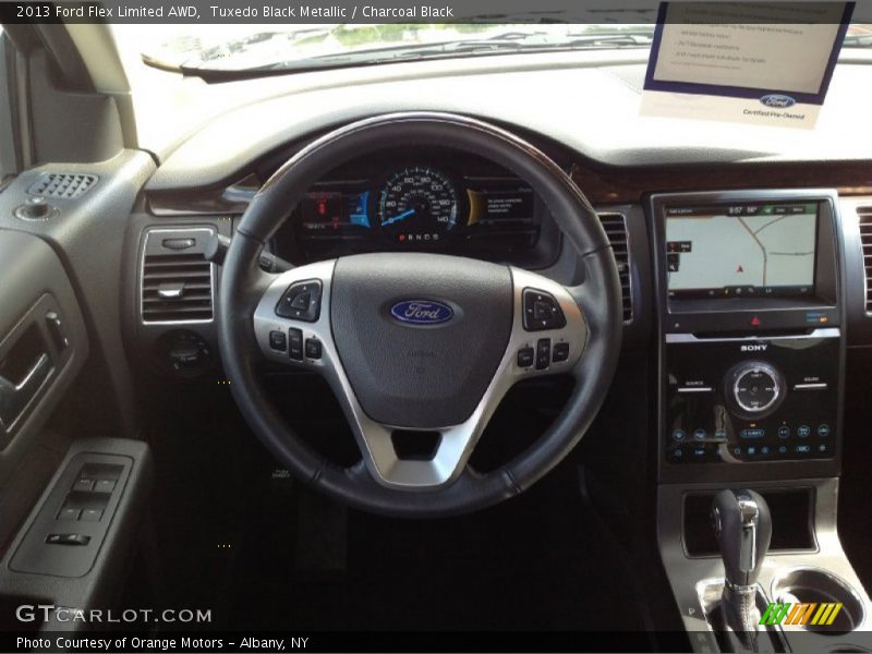 Tuxedo Black Metallic / Charcoal Black 2013 Ford Flex Limited AWD