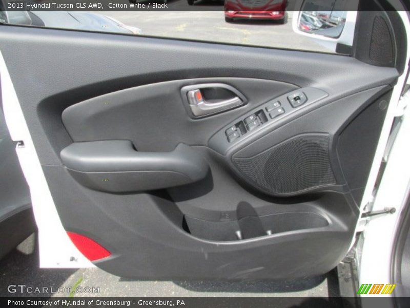 Cotton White / Black 2013 Hyundai Tucson GLS AWD
