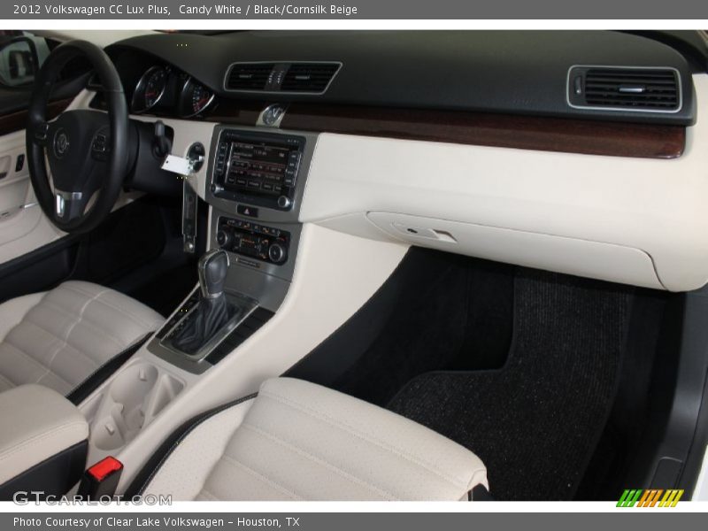 Candy White / Black/Cornsilk Beige 2012 Volkswagen CC Lux Plus