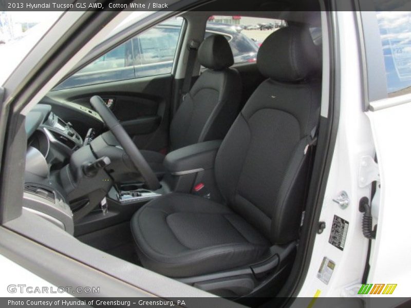 Cotton White / Black 2013 Hyundai Tucson GLS AWD