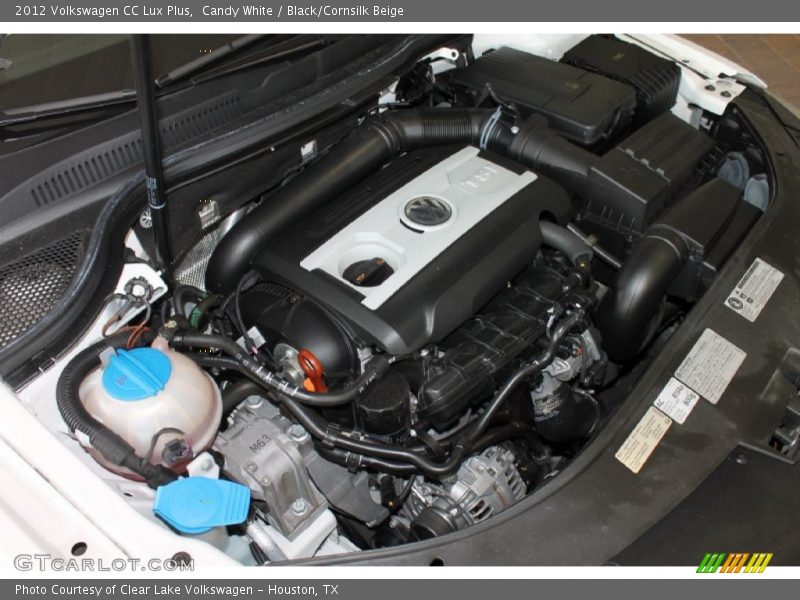 Candy White / Black/Cornsilk Beige 2012 Volkswagen CC Lux Plus