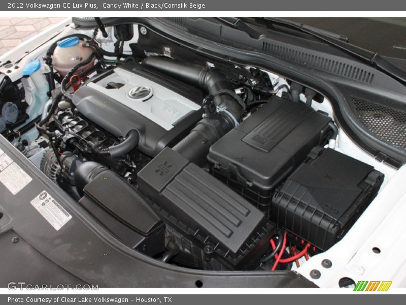 Candy White / Black/Cornsilk Beige 2012 Volkswagen CC Lux Plus