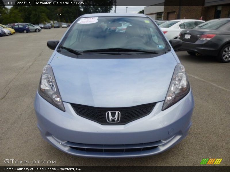Tidewater Blue Metallic / Gray 2010 Honda Fit