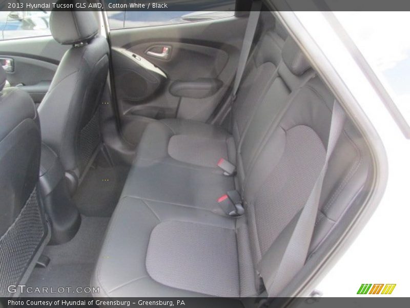 Cotton White / Black 2013 Hyundai Tucson GLS AWD