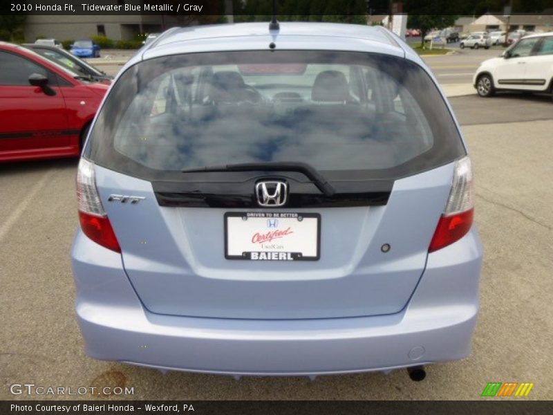 Tidewater Blue Metallic / Gray 2010 Honda Fit