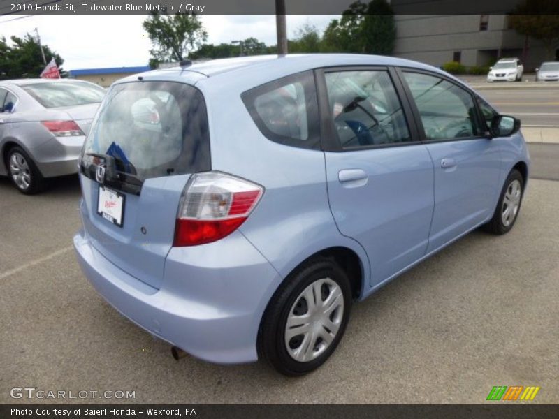 Tidewater Blue Metallic / Gray 2010 Honda Fit