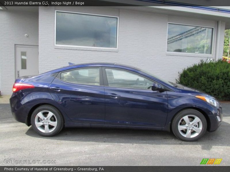 Indigo Night / Beige 2013 Hyundai Elantra GLS